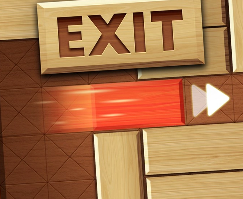 EXIT Unblock Red Wood Block Kostenlos Spielen HIER