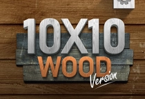 10×10 Wood Version