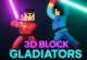 3D Block Gladiator Sword Draw