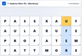 Play 4×4 Wortquadrate Play 4×4 Wortquadrate