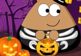 Play Pou Halloween Slacking