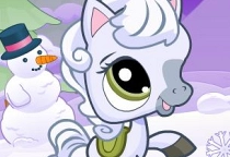 Snowy Pony