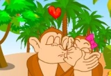 Play Cute Monkey Kissing