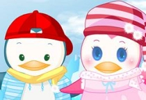 Tanzende Pinguine
