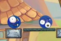 Lustige Smileys verbinden