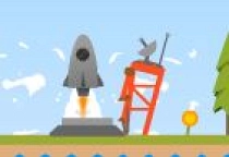 Rakete fliegen