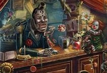 Wimmelbild Puppen Theater