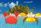 Beach Crab Pair Escape