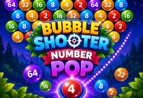 Bubble Shooter Number Pop