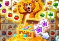 Cat Town Tile Match Puzzle