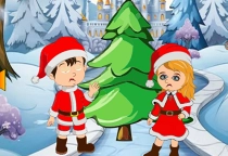 Children Waiting to Receive Gift