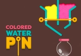 Colored Water & Pin