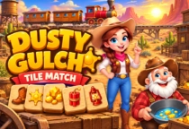 Dusty Gulch Tile Match kostenlos online spielen 🕹️
