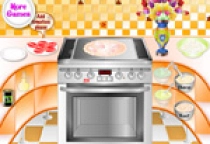 Fisch Pizza Cooking