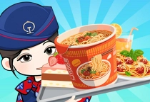 Food Truck Chef Cooking