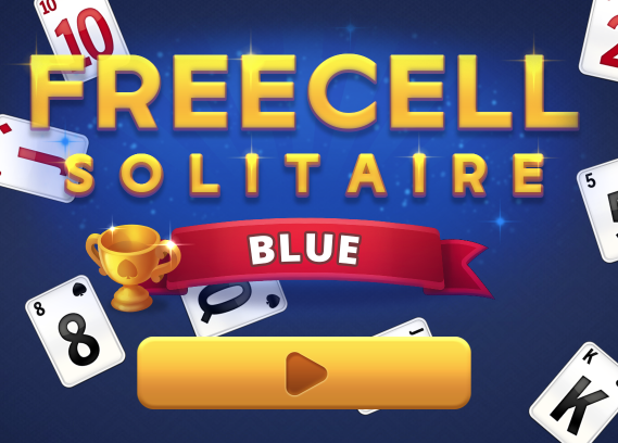 Freecell Solitaire Blue - Jogo Gratuito Online