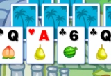 Play Fruits Pyramid Solitaire