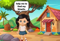 Girl Questing For Stolen Bicycle