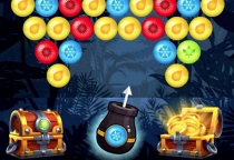 Golden Chest Bubble Shooter