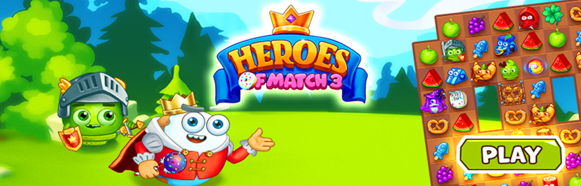 download heroes of match 3 online