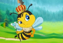 Honey Bee Queen Reaches Castle