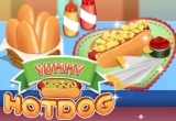 Hotdog zubereiten