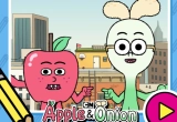 How to Draw Apple and Onion