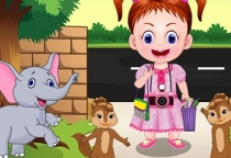 Baby Emma im Zoo