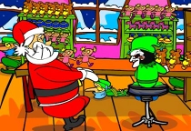Santa Claus Saw Game