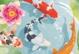 Koi Fish Pond Idle Merge