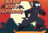 Lava and Ninja Skateboard