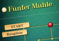 Mühle 5 Steine