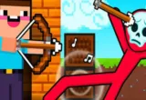 Noob Archer vs Stickman Zombie