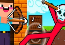 Noob Archer vs Stickman Zombie