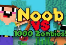 Noob vs 1000 Zombies