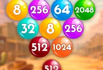 Number Bubble Shooter Wild West