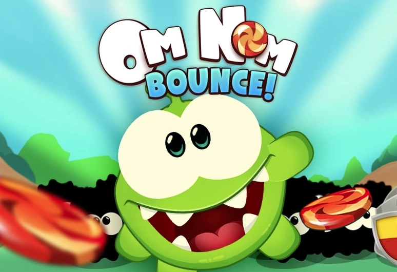 Om Nom Bounce - kostenlos spielen • ohne Anmeldung 🕹️