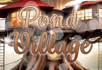 Pond Village Wimmelbild