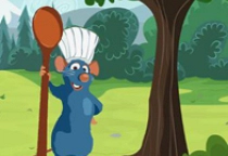 Rat Searching Yummy Ratatouille