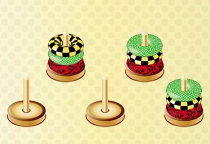 Ringe sortieren Spiel