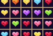 Sliding Hearts Match 3