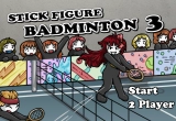 Stick Figure Badminton 3