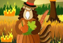 Thanksgiving Fire Forest Escape