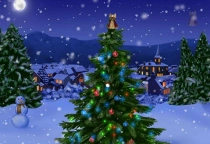 Weihnachstbaum schmücken