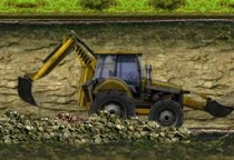 Baumaschinen fahren