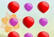 Ballons zerplatzen