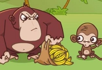 Affen Bananen klauen