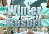 Winter Resort Wimmelbild